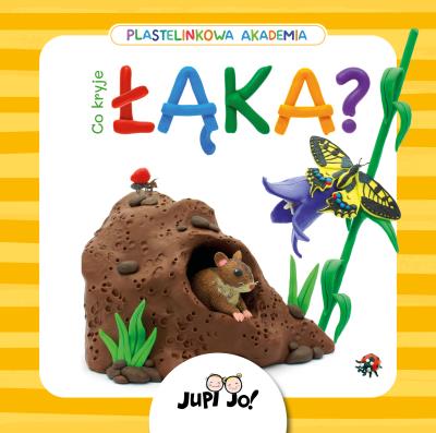 Plastelinkowa akademia Co kryje łąka?. Autor: Młodnicka Magdalena. SmakLiter.pl Okładka książki Plastelinkowa akademia Co kryje łąka?