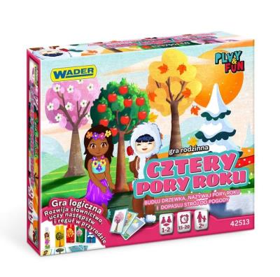 Play&Fun Cztery Pory Roku. Wydawca: Wader. SmakLiter.pl Opakowanie Play&Fun Cztery Pory Roku