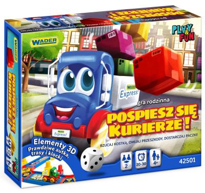 Play&Fun Pospiesz się Kurierze!. Wydawca: Wader. SmakLiter.pl Opakowanie Play&Fun Pospiesz się Kurierze!