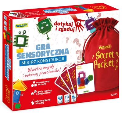 Play&Fun Secret Pocket Mistrz Konstrukcji. Wydawca: Wader. SmakLiter.pl Opakowanie Play&Fun Secret Pocket Mistrz Konstrukcji
