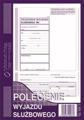 Opakowanie Polecenie wyjazdu służbowego A5