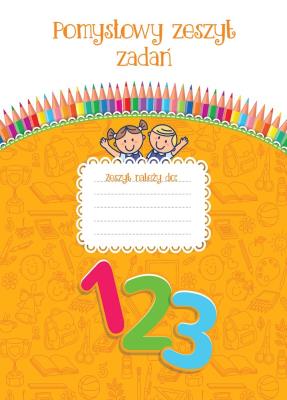 Pomysłowy zeszyt zadań. Autor: Matusiak Monika. SmakLiter.pl Okładka książki Pomysłowy zeszyt zadań
