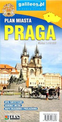 Okładka książki Praga plan miasta 1:10 000