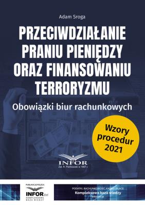 Przeciwdziałanie praniu pieniędzy oraz finansowaniu terroryzmu. Autor: Sroga Adam. SmakLiter.pl Okładka książki Przeciwdziałanie praniu pieniędzy oraz finansowaniu terroryzmu