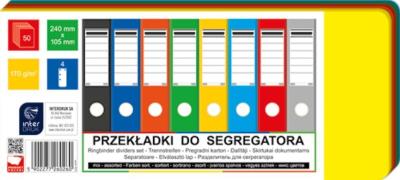 Opakowanie Przekładki do segretgatora 240x105mm 50 mix