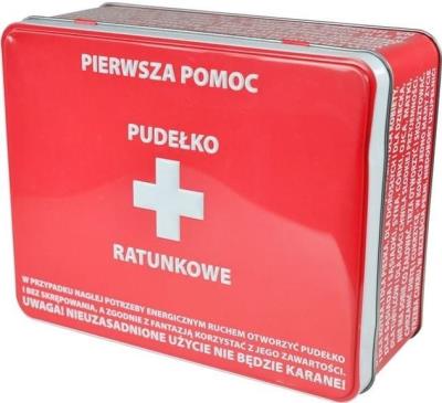 Puszka Skarbuszka PS-008 Pudełko ratunkowe. Wydawca: Kukartka. SmakLiter.pl Opakowanie Puszka Skarbuszka PS-008 Pudełko ratunkowe