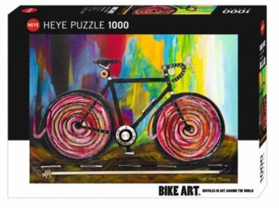 Opakowanie Puzzle 1000 Bike art, Kolarzówka