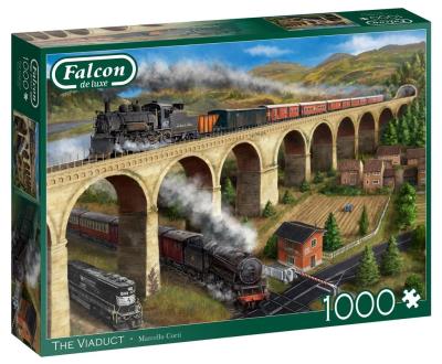 Puzzle 1000 Falcon Wiadukt G3. Wydawca: Jumbo. SmakLiter.pl Opakowanie Puzzle 1000 Falcon Wiadukt G3
