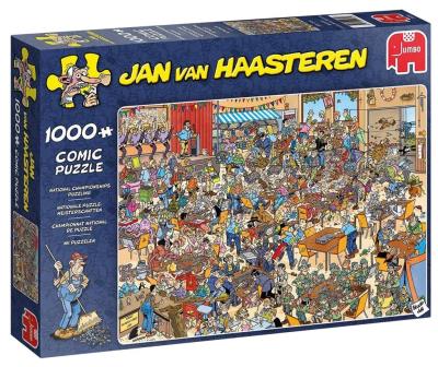 Puzzle 1000 Haasteren Mistrzostwa układania puzzli. Wydawca: Jumbo. SmakLiter.pl Opakowanie Puzzle 1000 Haasteren Mistrzostwa układania puzzli