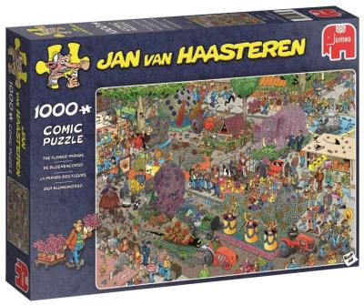Puzzle 1000 Haasteren Parada kwiatów G3. Wydawca: Jumbo. SmakLiter.pl Opakowanie Puzzle 1000 Haasteren Parada kwiatów G3
