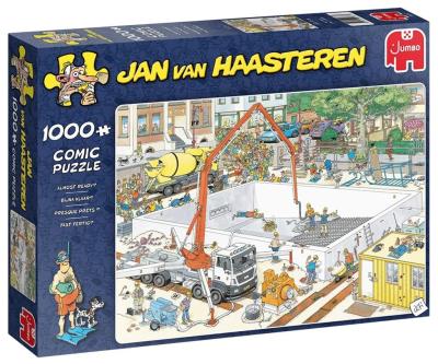 Puzzle 1000 Haasteren Prawie gotowe G3. Wydawca: Jumbo. SmakLiter.pl Opakowanie Puzzle 1000 Haasteren Prawie gotowe G3