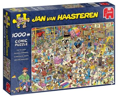 Puzzle 1000 Haasteren Sklep z zabawkami G3. Wydawca: Jumbo. SmakLiter.pl Opakowanie Puzzle 1000 Haasteren Sklep z zabawkami G3