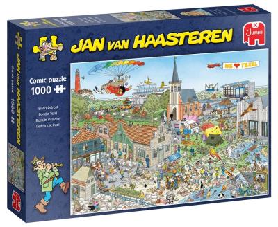 Puzzle 1000 Haasteren ''Zacisze'' na wyspie Texel G3. Wydawca: Jumbo. SmakLiter.pl Opakowanie Puzzle 1000 Haasteren ''Zacisze'' na wyspie Texel G3