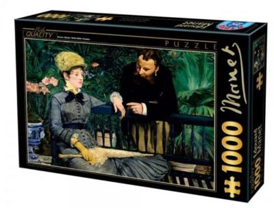Opakowanie Puzzle 1000 Manet, Rozmowa