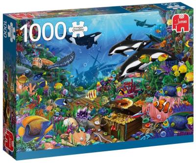 Puzzle 1000 PC Klejnoty na dnie oceanu G3. Wydawca: Jumbo. SmakLiter.pl Opakowanie Puzzle 1000 PC Klejnoty na dnie oceanu G3