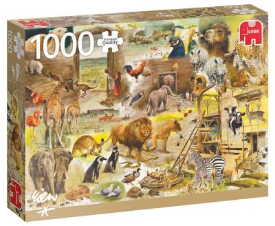 Puzzle 1000 PC Rien Poortvliet Arka Noego G3. Wydawca: Jumbo. SmakLiter.pl Opakowanie Puzzle 1000 PC Rien Poortvliet Arka Noego G3