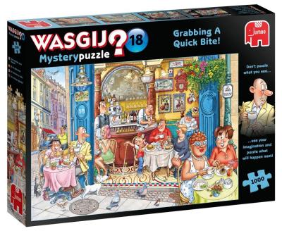 Puzzle 1000 Wasgij Szybka przekąska G3. Wydawca: Jumbo. SmakLiter.pl Opakowanie Puzzle 1000 Wasgij Szybka przekąska G3