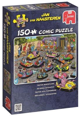 Puzzle 150 Haasteren Samochody wesołe miasteczko. Wydawca: Jumbo. SmakLiter.pl Opakowanie Puzzle 150 Haasteren Samochody wesołe miasteczko