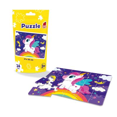 Puzzle  24saszetka Jednorożec RK1130-07. Wydawca: Roter Kafer. SmakLiter.pl Opakowanie Puzzle  24saszetka Jednorożec RK1130-07