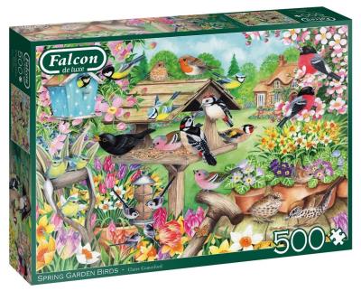 Opakowanie Puzzle 500 Falcon Karmnik dla ptaków wiosną G3