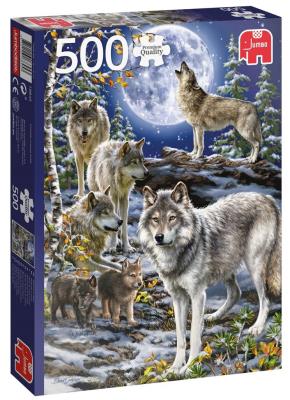 Opakowanie Puzzle 500 PC Wataha wilków G3