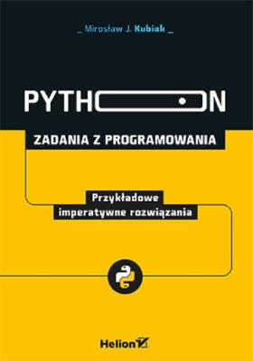 Okładka książki Python. Zadania z programowania