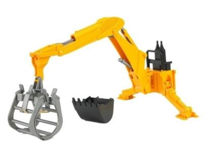 Opakowanie Ramię koparki z chwytakiem i szuflą - żółte