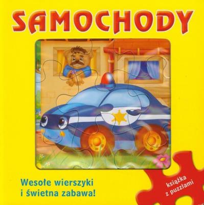 Okładka książki Samochody Książka z puzzlami