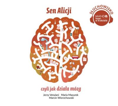Sen Alicji czyli jak działa mózg - Audiobook. Autor: Jerzy Vetulani, Mazurek Maria, Wierzchowski Marcin. SmakLiter.pl Okładka książki Sen Alicji czyli jak działa mózg - Audiobook