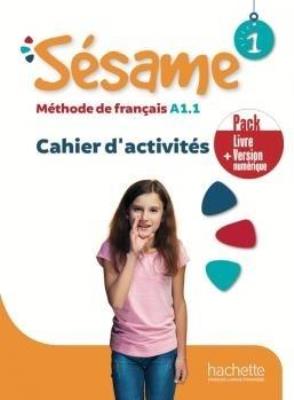 Sesame 1 ćwiczenia + online /PACK/. Autor: Denisot Hugues, Marianne Capouet. SmakLiter.pl Okładka książki Sesame 1 ćwiczenia + online /PACK/