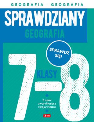 Okładka książki Sprawdziany dla klasy 7-8. Geografia