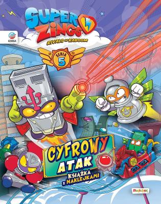 Okładka książki SuperZings - Książka z naklejkami + figurka