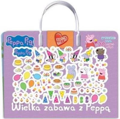 Okładka książki Świnka Peppa. Kocham naklejać cz.2