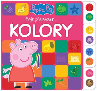 Świnka Peppa. Moje Pierwsze.. kolory. Autor: Opracowanie zbiorowe. SmakLiter.pl Okładka książki Świnka Peppa. Moje Pierwsze.. kolory