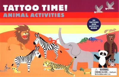 Tattoo Time! Animal Activities. Wydawca: Laurence King Publishing. SmakLiter.pl Opakowanie Tattoo Time! Animal Activities