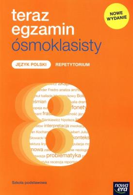 Okładka książki Teraz egzamin ósmoklasisty J.polski Repetyt 2021