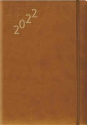 Opakowanie Terminarz 2022 A5 Flex z gumką brązowy