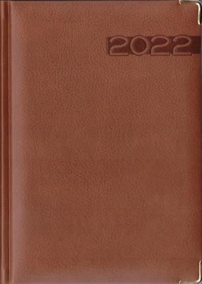Opakowanie Terminarz 2022 A5 Lux brązowy