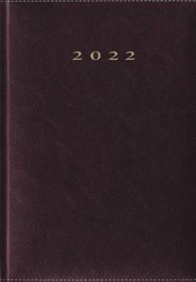 Opakowanie Terminarz 2022 A5 Madrid bordowy