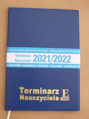 Opakowanie Terminarz Nauczyciela 2021/2022 Emka broszura niebieski