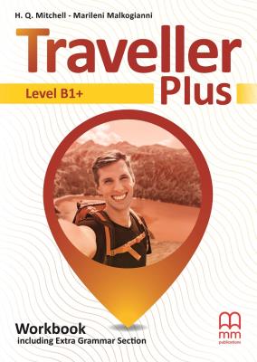 Okładka książki Traveller Plus B1+ WB MM PUBLICATIONS