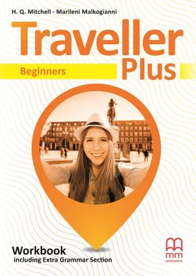 Okładka książki Traveller Plus Beginners A1 WB MM PUBLICATIONS