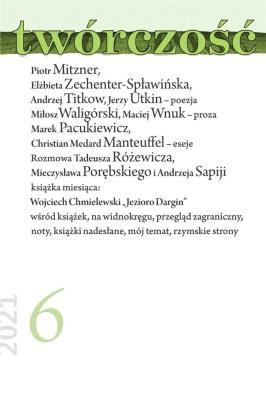 Okładka książki Twórczość 6/2021