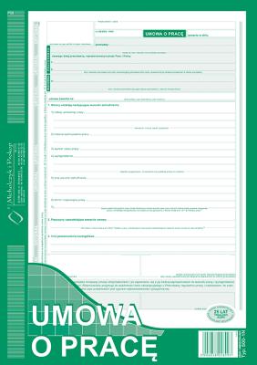 Opakowanie Umowa o Pracę A4