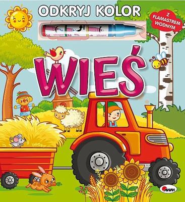 Wieś. Odkryj kolor. Autor: Joanna Wiśniewska (red.). SmakLiter.pl Okładka książki Wieś. Odkryj kolor