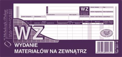 Opakowanie Wydanie materiałów na zewnątrz wielokopia 1/3 A4
