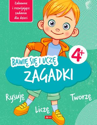 Zagadki. Bawię się i uczę. Autor: Iwona Baturo. SmakLiter.pl Okładka książki Zagadki. Bawię się i uczę