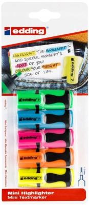 Opakowanie Zakreślacz Edding mini 5 kolorów