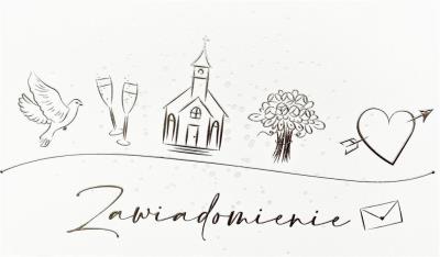 Opakowanie Zaproszenie Ślub ZP-22 (10 szt.)