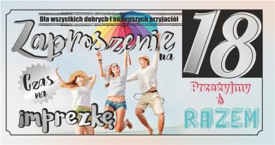 Opakowanie Zaproszenie Urodziny Z97